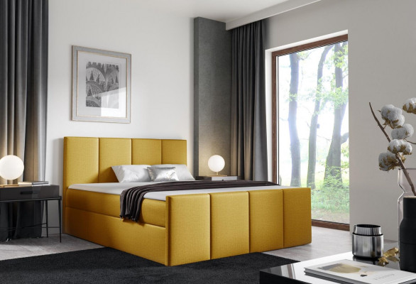 Bed bed box spring bed furniture bedroom design double hotel modern new